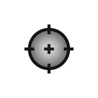 Target Scope Icon EPS 10 vector