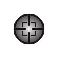 Target Scope Icon EPS 10 vector