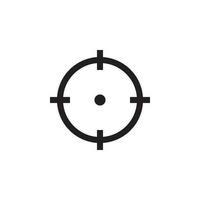 Target Scope Icon EPS 10 vector