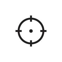 Target Scope Icon EPS 10 vector