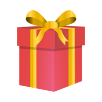 diseño de png de regalo de navidad en un fondo transparente. diseño de caja de regalo redonda con papel de envoltura de color rosa y cinta de color dorado. imagen de regalo para cumpleaños, aniversarios, bodas o eventos navideños.