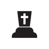 Tombstone Icon EPS 10 vector