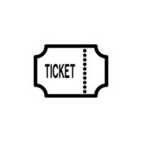 Ticket Icon EPS 10 vector