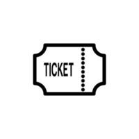 Ticket Icon EPS 10 vector