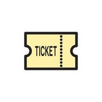 Ticket Icon EPS 10 vector