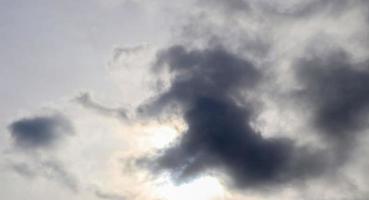 Stunning dark cloud formations right before a thunderstorm photo