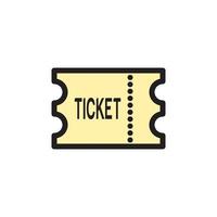 Ticket Icon EPS 10 vector