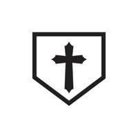 Religion Cross Icon EPS 10 vector