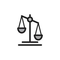 Balance Scales Icon EPS 10 vector