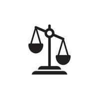 Balance Scales Icon EPS 10 vector