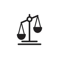 Balance Scales Icon EPS 10 vector