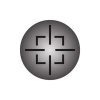 Target Scope Icon EPS 10 vector