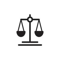 Balance Scales Icon EPS 10 vector