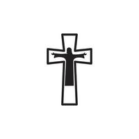 Religion Cross Icon EPS 10 vector