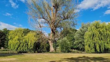 Beautiful Local Public Park at Luton Town of England UK photo