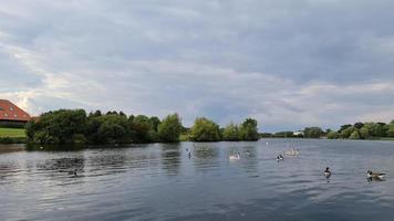 Caldecotte Lake View at Milton Keynes England photo