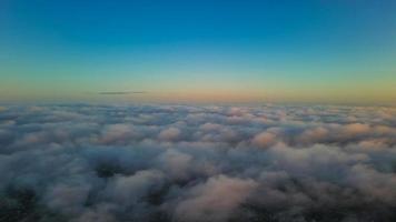 Dramatic Sky and Moving Clouds over Luton Town of England. British City photo