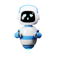 Cute 3d Robot Love png