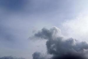 Stunning dark cloud formations right before a thunderstorm photo