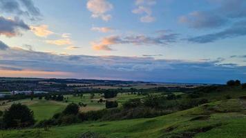 gorgeous and beautiful Sunset Scene at England, British Landscape photo