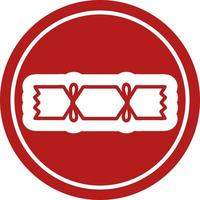 christmas cracker icon vector