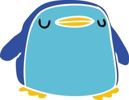 cartoon kawaii of a cute penguin vector