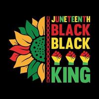 Juneteenth t shirt design vector