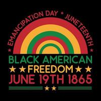 Juneteenth t shirt design vector