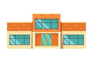 store building facade vector