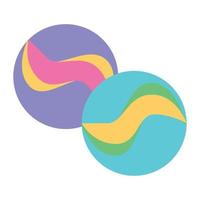 candies nineties style vector