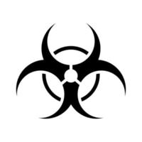 biohazard signal caution vector