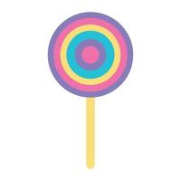 lollipop spiral nineties style vector