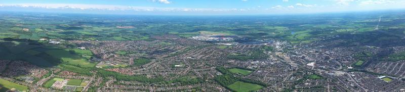 Most Beautiful Aerial Panoramic footage and High Angle View of England Great Britain, photo