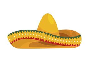 sombrero de mariachi mexicano vector