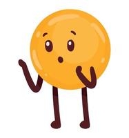 whistling emoji character vector