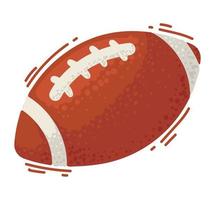 american football balloon sport vector