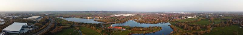 la vista panorámica más hermosa y las imágenes aéreas de inglaterra gran bretaña foto