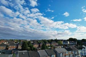 Dramatic Sky and Moving Clouds over Luton Town of England. British City photo