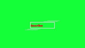 Subscribe Vector animation video