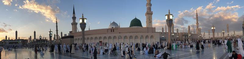 masjid al-haram, al-masjid an-nabawi medina, arabia saudita foto