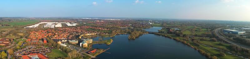 la vista panorámica más hermosa y las imágenes aéreas de inglaterra gran bretaña foto