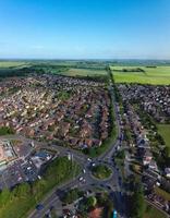 Most Beautiful Aerial Panoramic footage and High Angle View of England Great Britain, photo