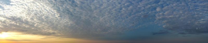 The Beautiful Sunrise and Colourful Clouds, Aerial view and high angle view taken by drone at England UK photo