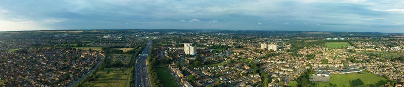 las imágenes panorámicas aéreas más bellas y la vista de ángulo alto de inglaterra gran bretaña, foto