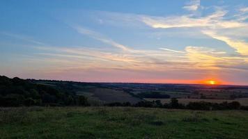 gorgeous and beautiful Sunset Scene at England, British Landscape photo