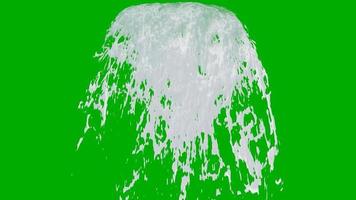 vattenfall grön skärm 3d-animation video