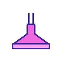 Modern vacuum cleaner icon vector. Isolated contour symbol illustration vector