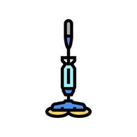 cleaner mop accessory color icon vector illustration
