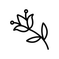 flower pest icon vector outline illustration