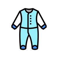 body clothes baby color icon vector illustration